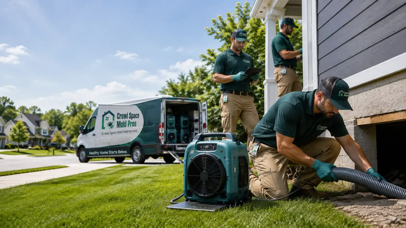 Crawl Space Mold Removal in Elizabeth, IN